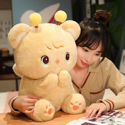 Gem the Bumble Bee Brown Bear Plushie