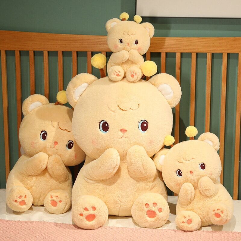 Gem the Bumble Bee Brown Bear Plushie