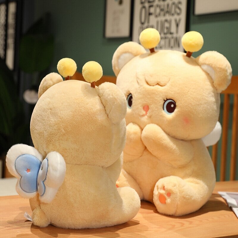 Gem the Bumble Bee Brown Bear Plushie