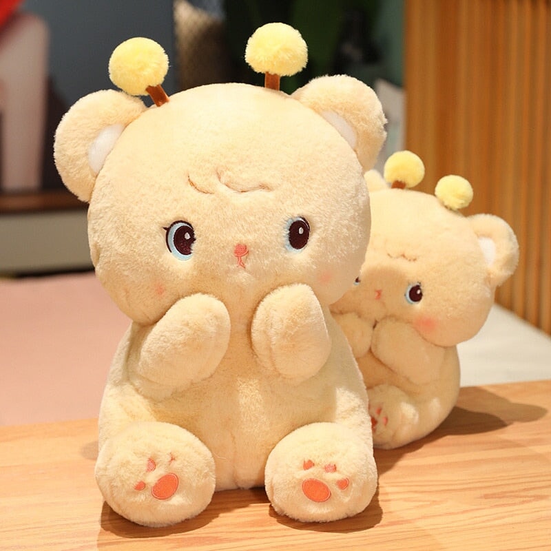 Gem the Bumble Bee Brown Bear Plushie