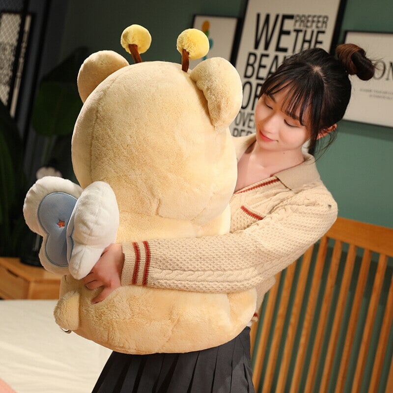Gem the Bumble Bee Brown Bear Plushie