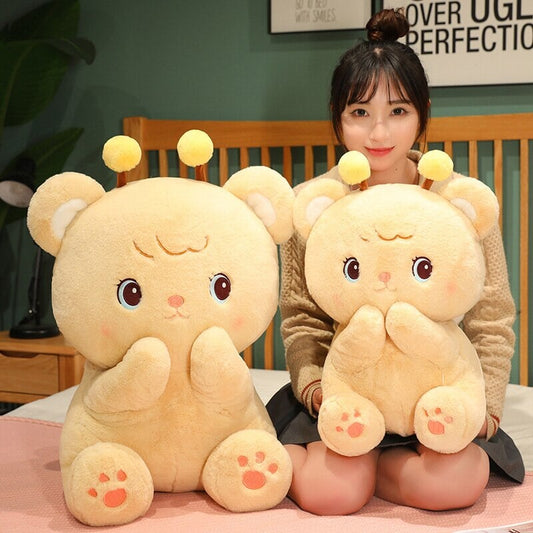Gem the Bumble Bee Brown Bear Plushie