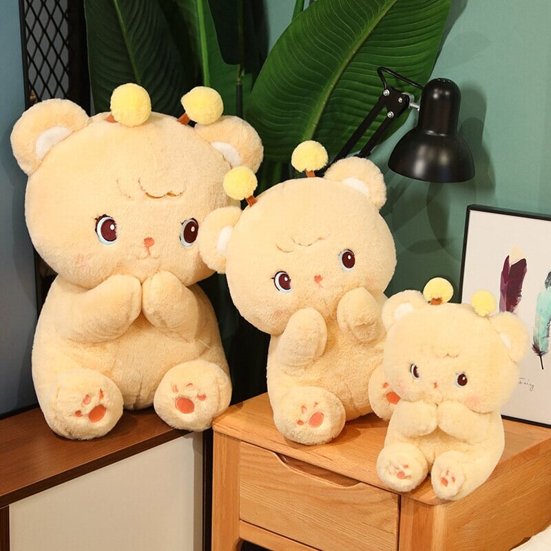 Gem the Bumble Bee Brown Bear Plushie