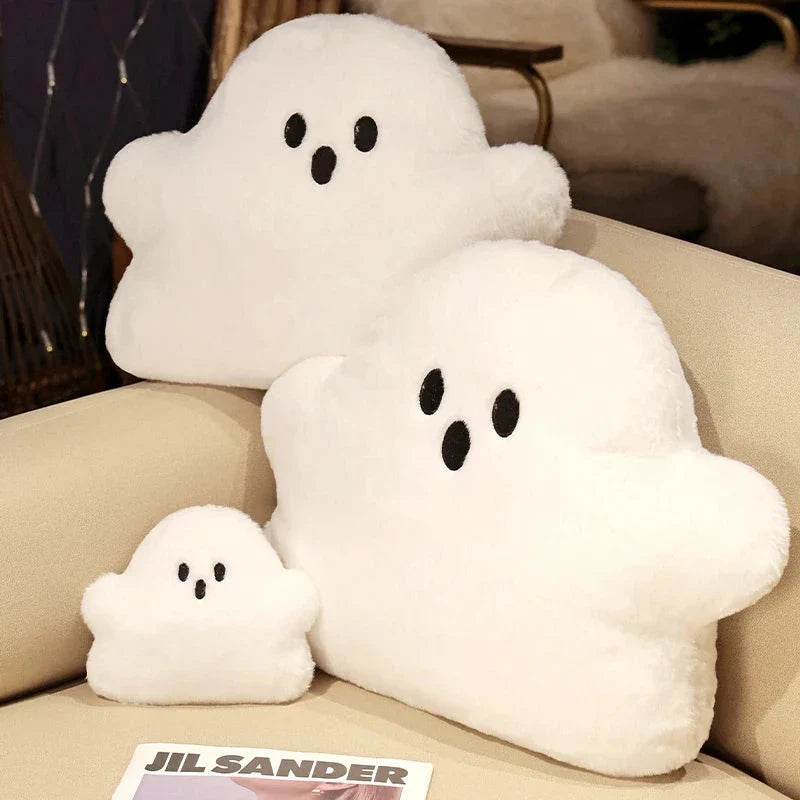 Ghost White Cloud Plush Pillow