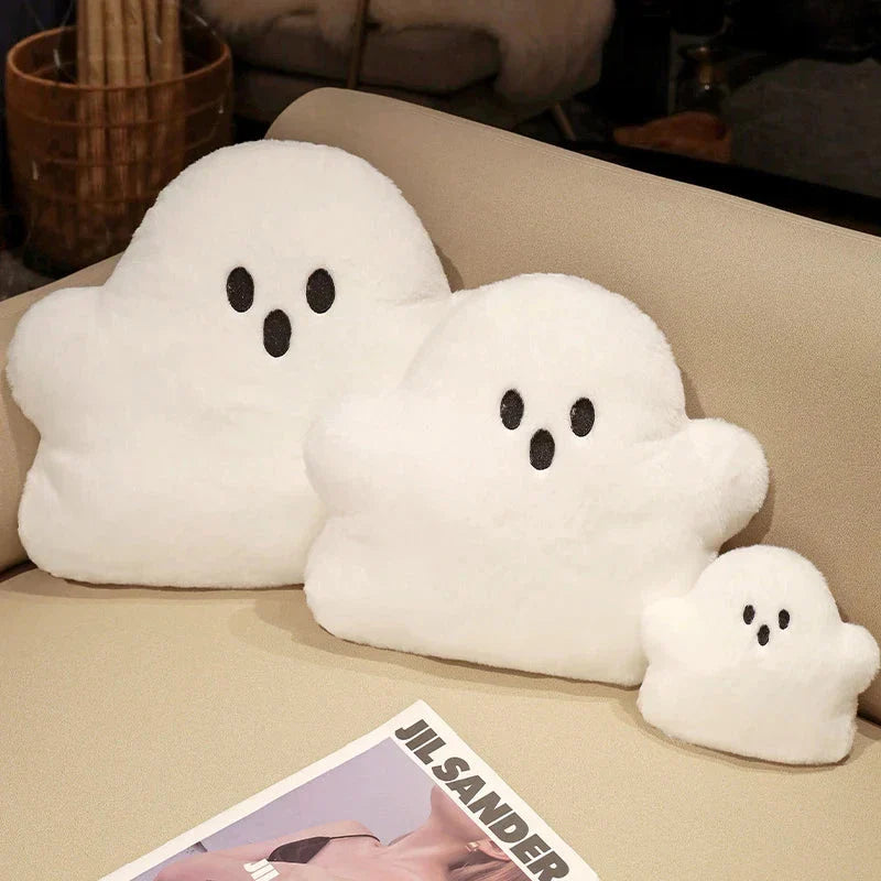 Ghost White Cloud Plush Pillow