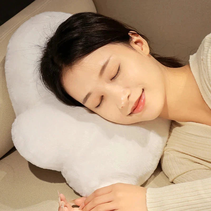 Ghost White Cloud Plush Pillow