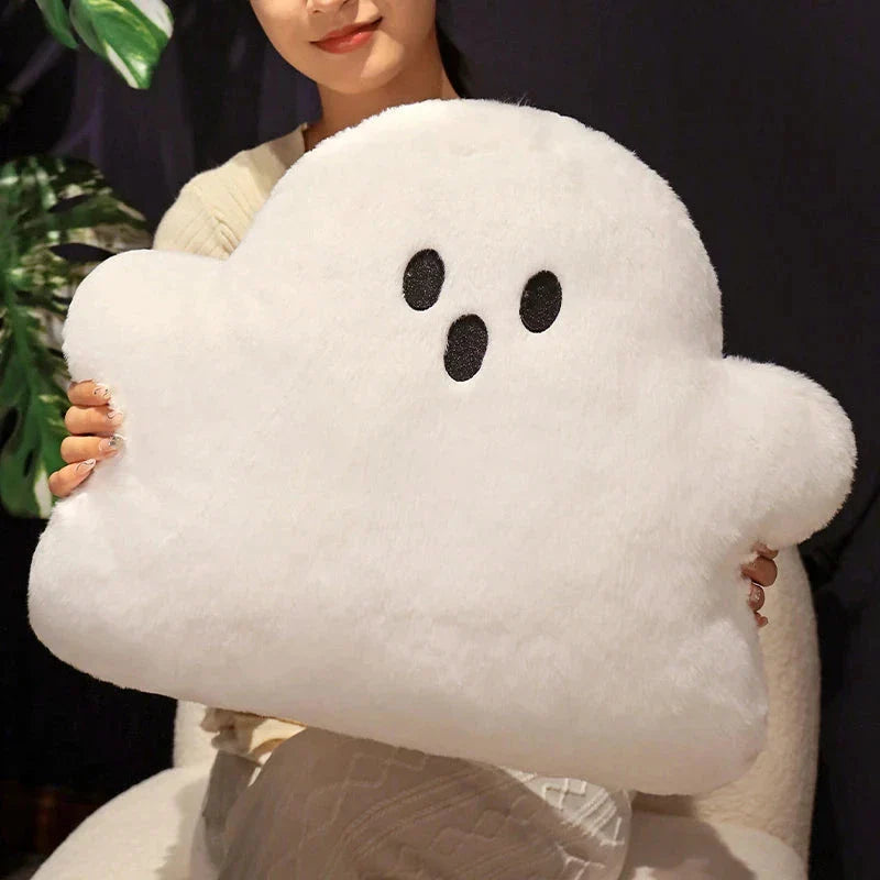 Ghost White Cloud Plush Pillow