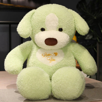 Giant 35in Fluffy Dog Teddy Bear Soft Toy