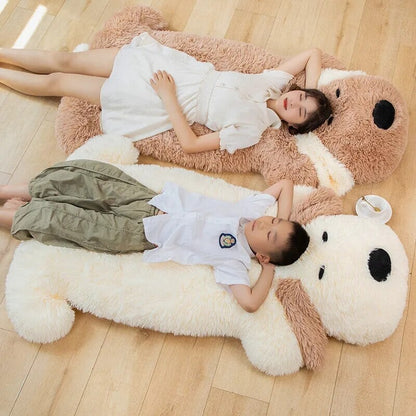 Giant Fluffy Pancake Dog Plushie