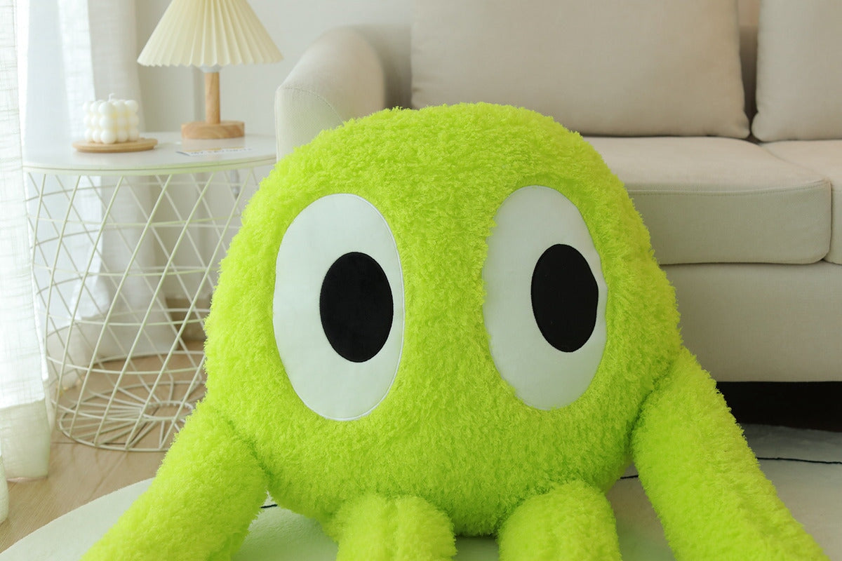 Giant Fuzzy 4 Legged Octopus Plushie