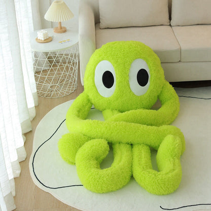 Giant Fuzzy 4 Legged Octopus Plushie