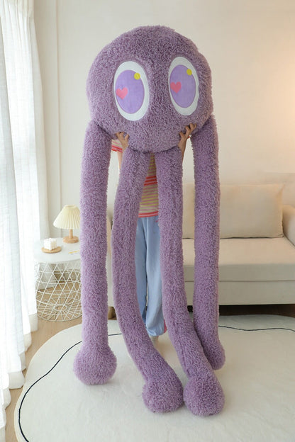 Giant Fuzzy 4 Legged Octopus Plushie