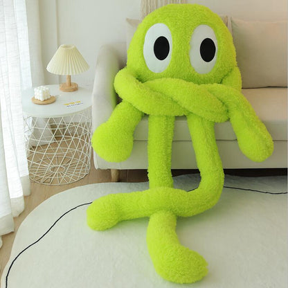 Giant Fuzzy 4 Legged Octopus Plushie