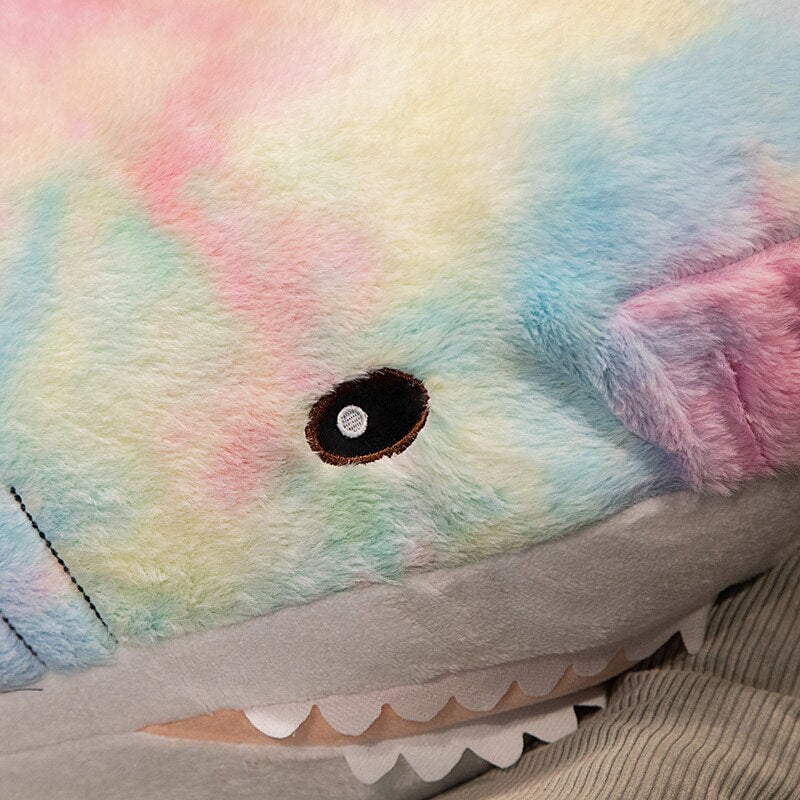 Giant Fuzzy Galaxy Shark Plushies