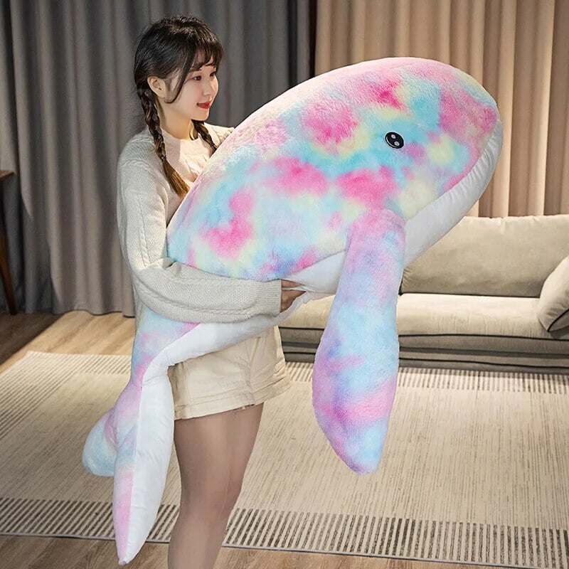Giant Galaxy Fluffy Whale Plushie