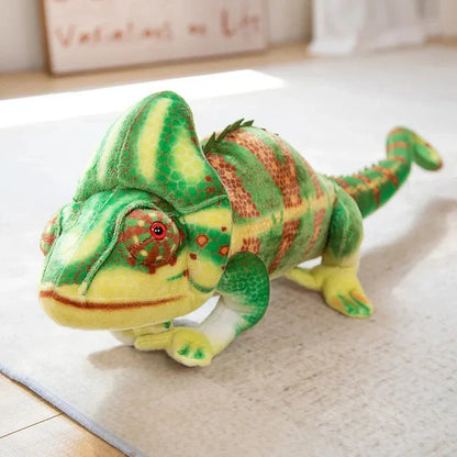 Giant Green Chameleon Plushie