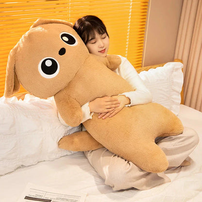 Giant Kawaii Ginger Black Gray Doll-Shape Dog Plushies