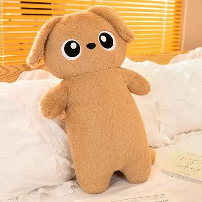 Giant Kawaii Ginger Black Gray Doll-Shape Dog Plushies