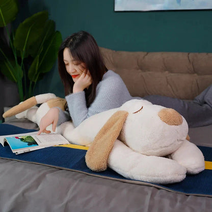 Giant Long Fluffy Spotty Dog Plushies