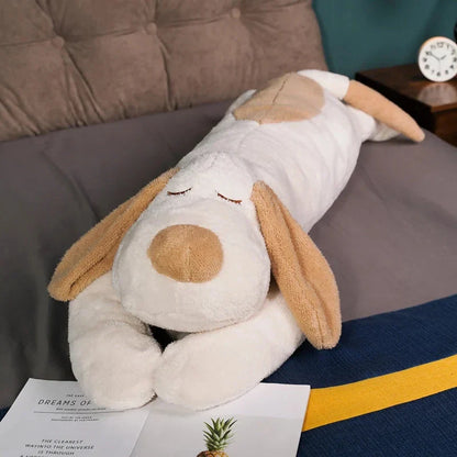 Giant Long Fluffy Spotty Dog Plushies