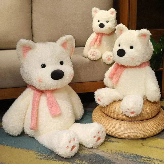 Giant White West Highland Dog Plushie