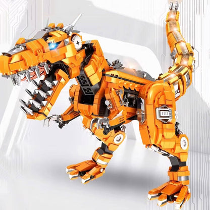 Golden Carnosaurus Building Blocks