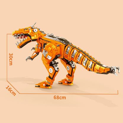 Golden Carnosaurus Building Blocks