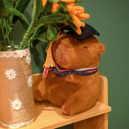 Graduation Scholar Capybara Plush