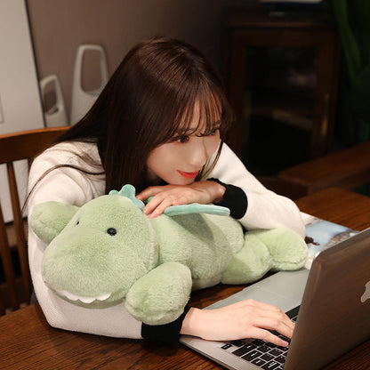 Hajiro the Goofy Green Dinosaur Plushie