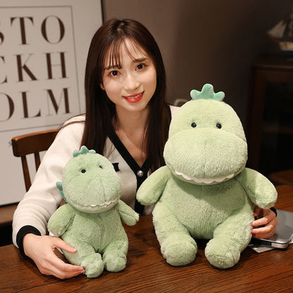Hajiro the Goofy Green Dinosaur Plushie