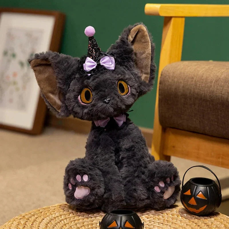 Halloween Black Witch Cat Plushies
