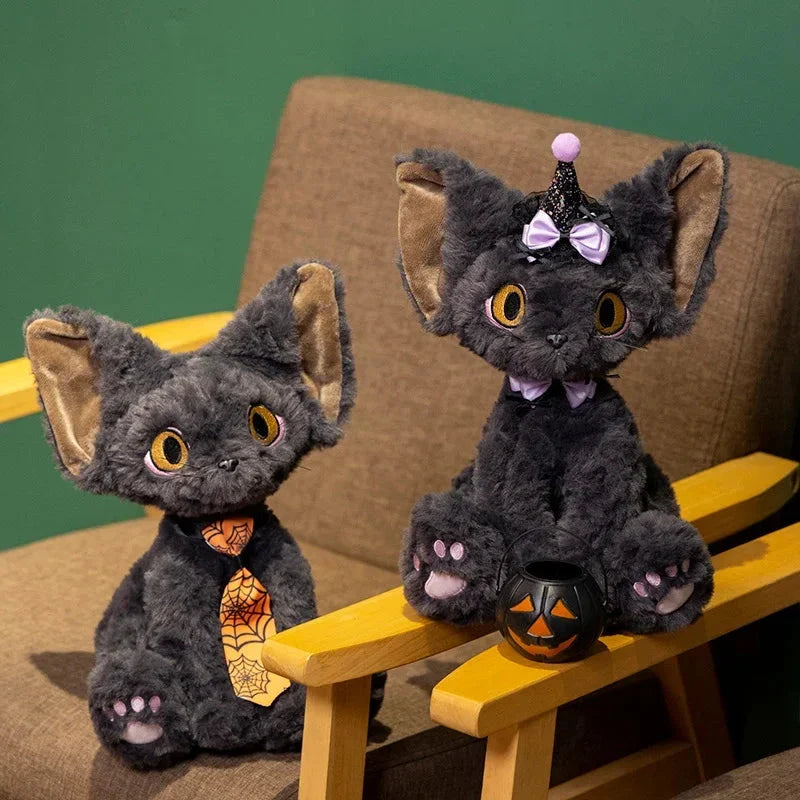 Halloween Black Witch Cat Plushies