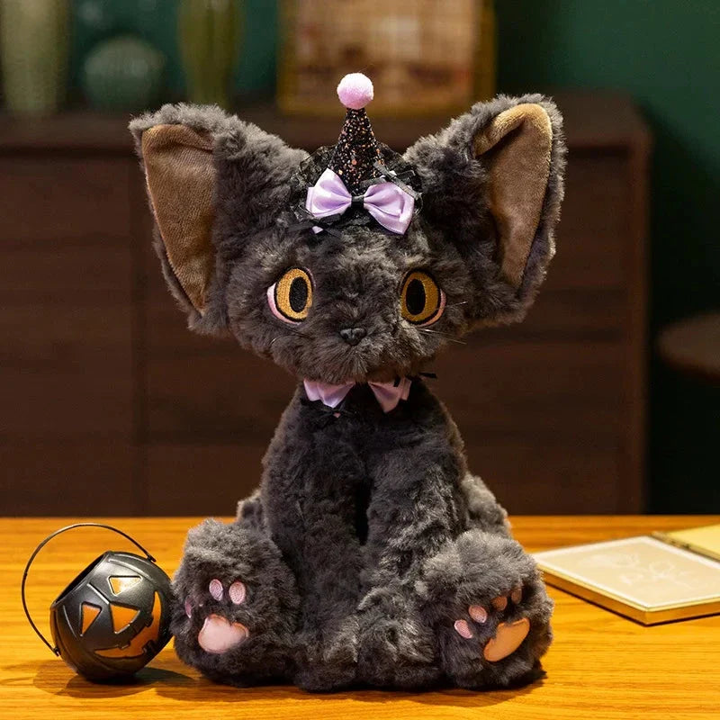 Halloween Black Witch Cat Plushies