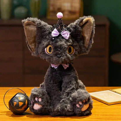 Halloween Black Witch Cat Plushies
