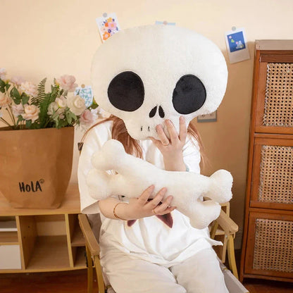 Halloween Pumpkin Mummy Skull Bone Plushies