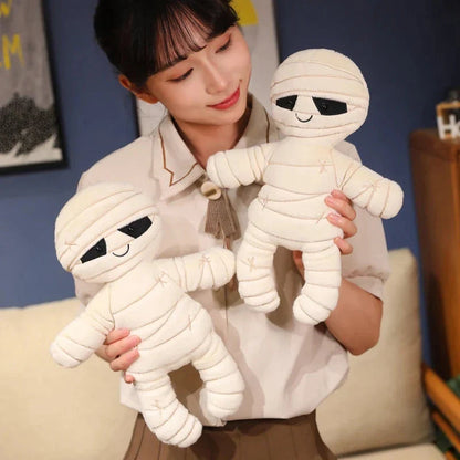 Halloween Pumpkin Mummy Skull Bone Plushies