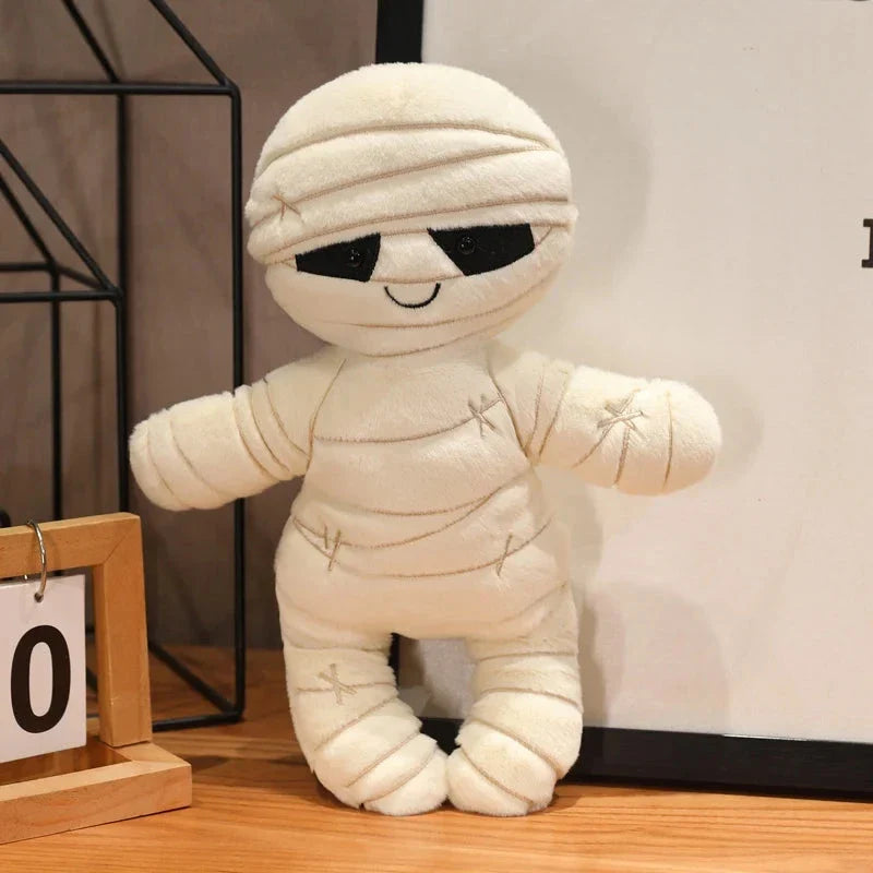 Halloween Pumpkin Mummy Skull Bone Plushies