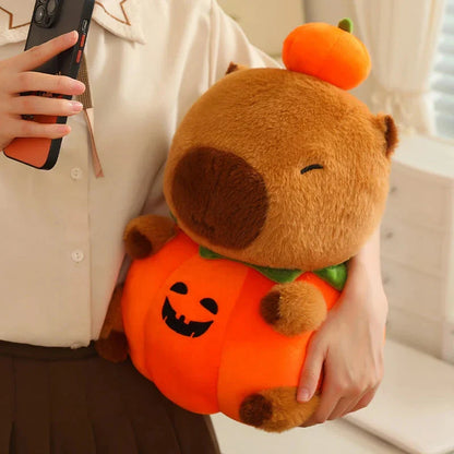 Halloween Pumpkin Party Capybara Plush
