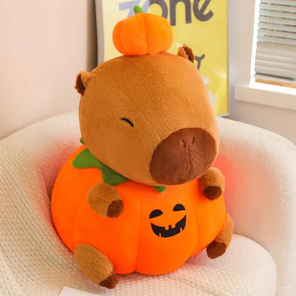 Halloween Pumpkin Party Capybara Plush