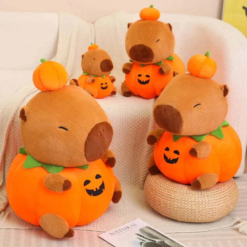 Halloween Pumpkin Party Capybara Plush