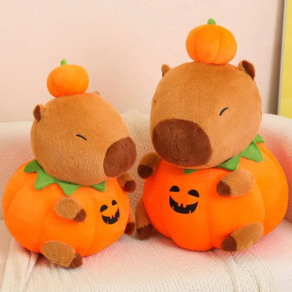 Halloween Pumpkin Party Capybara Plush