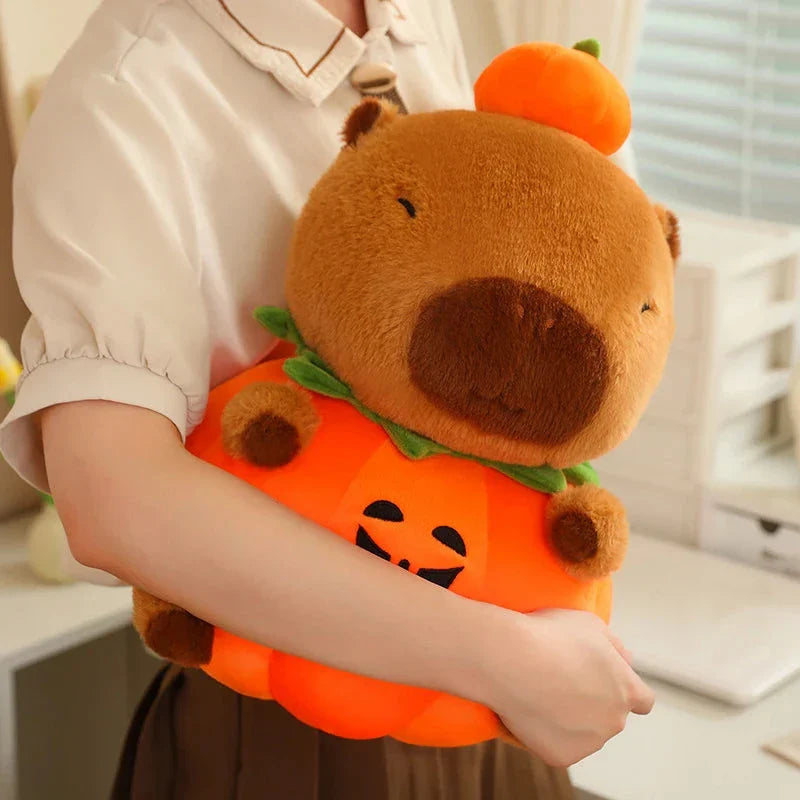 Halloween Pumpkin Party Capybara Plush