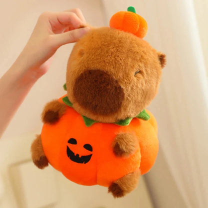 Halloween Pumpkin Party Capybara Plush