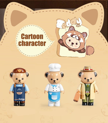 Honey Bear Cupcakes & Cookies Bakery Micro Building Blocks