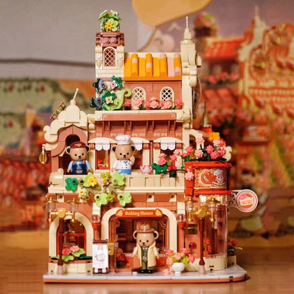 Honey Bear Cupcakes & Cookies Bakery Micro Building Blocks