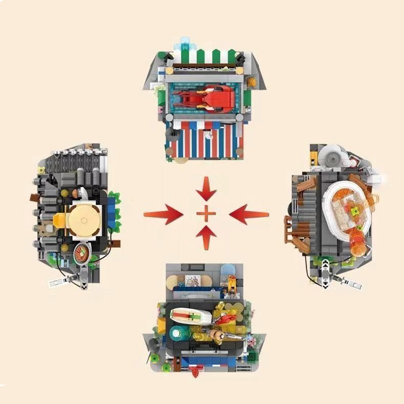 Hong Kong Restaurant Micro Building Blocks