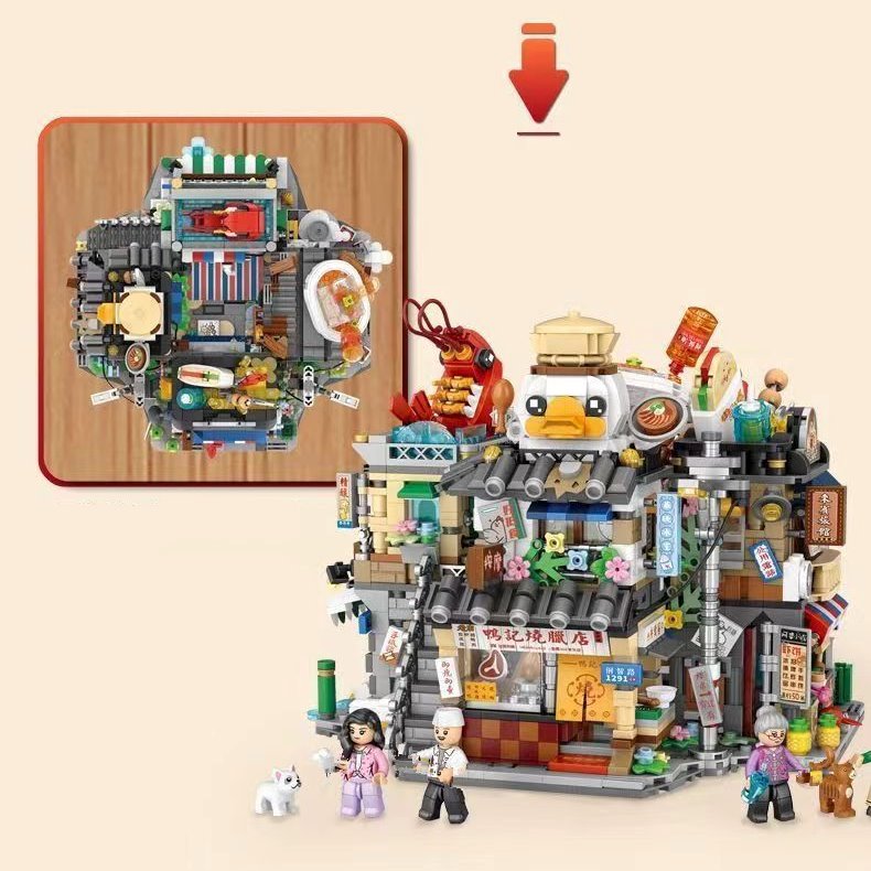 Hong Kong Restaurant Micro Building Blocks