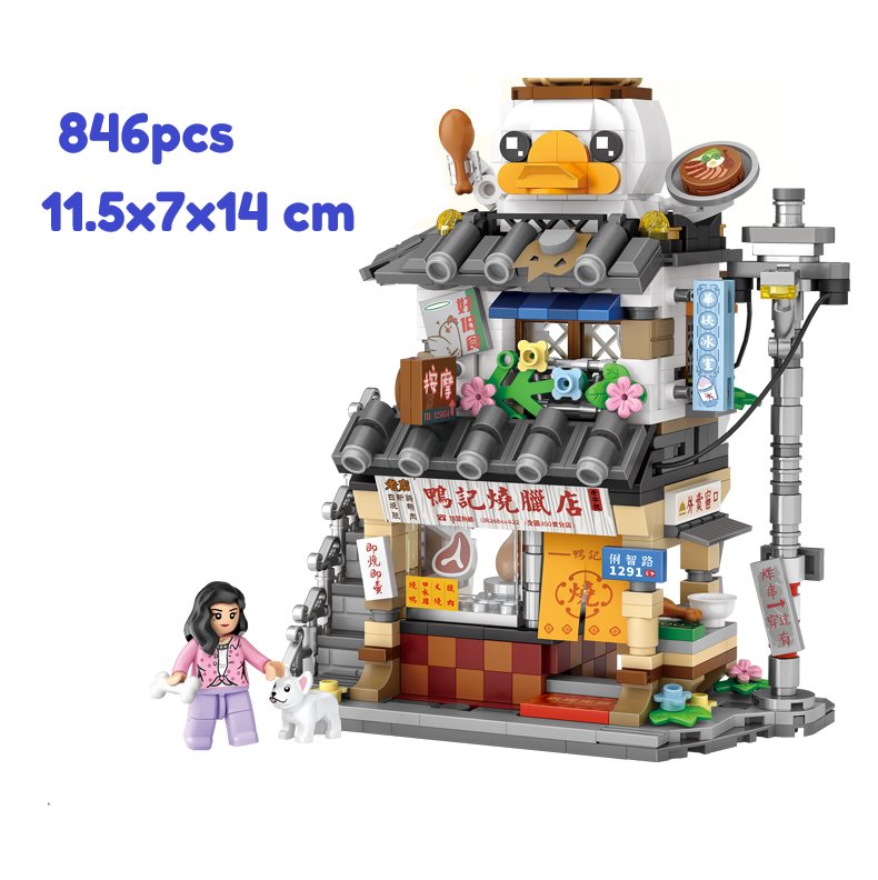 Hong Kong Restaurant Micro Building Blocks