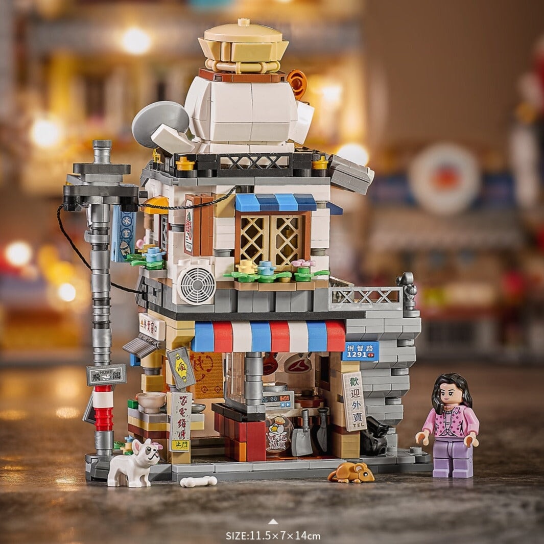 Hong Kong Restaurant Micro Building Blocks