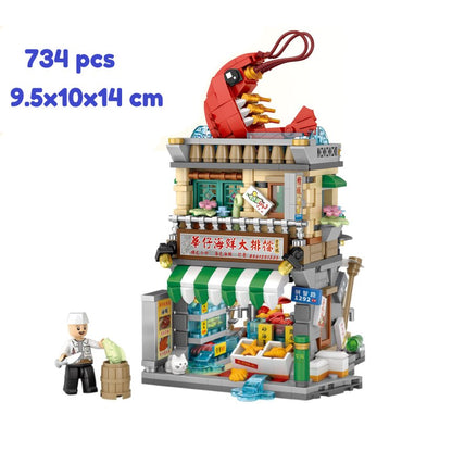 Hong Kong Restaurant Micro Building Blocks